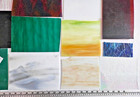 10 Lb  5 Oz Box   Assorted Multicolor Stained-glass Large Scraps sheets