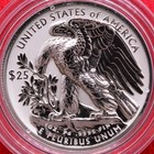 2019-w Reverse Proof One Ounce Palladium Eagle With Original Ogp Box And Coa