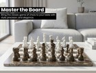 Luxury Marble Chess Set   Handcrafted Board   Pieces   Coffee Table Gift