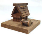Miniature Japanese Farmhouse Hida Takayama Folk Village Vintage Mcm