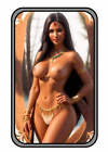 2025 1oz  999 Color Silver Art Bar Risque Series Indian Beauty