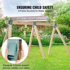 Uimoso 3 Pcs 1-2-3 A-frame Brackets For Swing Set With All Mounting Hardware