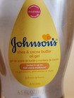 Johnson s Baby Body Oil Gel With Shea   Cocoa Butter  Nourishes  6 5 Fl Oz