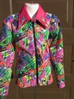 Western Show Shirt   Pleasure leadline  Rodeo Colors  Girls M