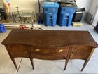 Henredon Hepplewhite Mahogany Serpentine Front Sideboard   Buffet  Credenza 