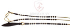 Romal Reins 20 Plait  Beige   Dark Chocolate Brown Romal Reins  Rommel Reins 55 