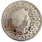 2017 African Leopard 1 Oz  999 Fine Silver Coin Ghana Scottsdale Mint