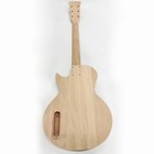 Unfinished Mahogany Electric Guitar Diy Kit 22 Frets 24 75  Scale Mahogany Neck