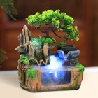 4 Types Indoor Water Fountain Led Light Tabletop Waterfall Feng Shui Decor Home