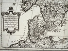 Scandinavia 1678 Giacomo De Rossi Large Antique Engraved Map 17th Century