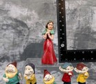 Vintage Cast Iron Snow White   The Seven Dwarfs Complete Set 1930s Disney