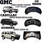 2003 - 2006 Hummer H2 Chevrolet Parts Repair Service Gauge Cluster Gm Gmc