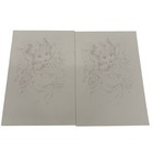 Angel Cherub Girl Paper Notepads Set Of 2 Writing Desk Pad Stationary Office