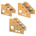 Wood Dog Stairs Ladder Portable Pets Cat Step House For Bed Couch Indoor