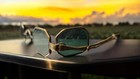 1860 s Victorian Civil War Era Gamblers Sun Glasses Emerald Green 4 Lense Brass 