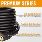 Yamatic Pressure Washer Hose 1 4  Kink M22-14mm To 3 8  Quick Connect  3200 Psi