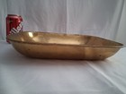Antique Brass Scale Weight Tray Laboratory Or Apothecary Balance Pan Dish Large