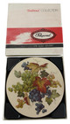 New Pimpernel Grape Clusters Round Cork Back Drink Coasters Set Of 6