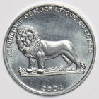 Congo 2002 50 Centimes Lion Animal Butterfly 197847 Combine Shipping