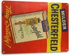 Chesterfield Cigarettes Tobacco Smoking Retro Wall Decor Large Metal Tin Sign