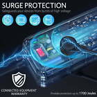 Lencent Power Strip  Surge Protector 12 Outlets   5 Usb Ports 4 Usb-a   1 Usb-c 