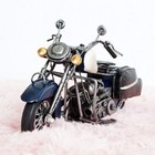Vintage Handmade Metal Motorcycle Sculpture Collection Motorbike Model Toy Gift