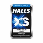 Halls Xs Mentholyptus Sugar Free Mint Candy Fresh Breath Cooling 12g   X 24  