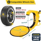 Candado Antirrobo Para Ruedas De Remolques  Coches  Camiones suv Y Autocaravanas