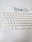 Apple Magic Keyboard Bluetooth Us English White Silver Model A1644 Tested
