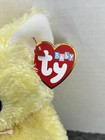 Ty Baby Yellow Kuddlekitty 12  Cat Plush Stuffed Animal Rattle With Tag