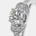 Solitaire Andreya Center 2ct Moissanite Engagement Ring  Wedding Ring