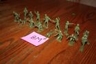 Marx Army Battleground 16-piece Lot Of Vintage American Soldiers Tank Bm - Mpc