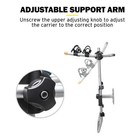 Fieryred 2 Bike Adjustable Bolt On Spare Tire Rack With 75lb Capacity  open Box 