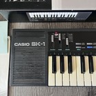 Vintage Casio Sk-1 Portable 32 Key Sampling Keyboard W  Box And Manual Working