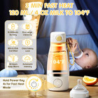 Portable Milk Warmer For Travel  12oz Large Capacity Baby Bottle Warmer For Form