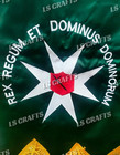 Masonic Banner Of Malta Size 24  X 36  Inch