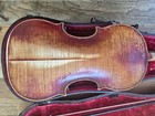 1638 Antique 4 4 Violin With Bows   Original Coffin Case     Andreas Amati Label
