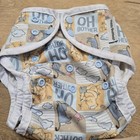 One Size Cloth Diaper Covers With Cotton Prefolds Bundle