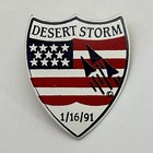 1991 Operation Desert Storm Iraq Gulf War Us Military Lapel Hat Pin Pinback