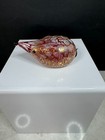 Vintage Vetro Artistico Murano Blown Glass Abtract Mouse W  Gold Crackle