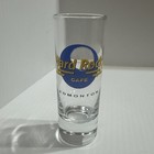 Hard Rock Caf   Edmonton Canada Blue Logo Shot Glass
