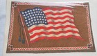 Antique Vintage 1900s American Flag Cigarette Tobacco Felt Flag