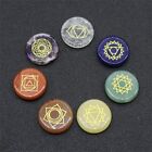 7 Chakra Engraved Gems Set Reiki Healing Quartz Crystal Meditation Stones