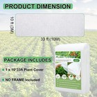 Plant Cover 10 Ft X 33 Ft Plant Covers Freeze Protection With Ultra Fine Mesh