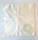 Paris Victory 1945 Wwii Souvenir Embroidered Handkerchief