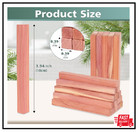 50pcs Cedar Sticks  100  Aromatic Red Cedar Blocks For Closet Storage  Wardrobe 
