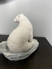 Vintage 1990 Polar Expedition Collection Polar Bears Fine Porcelain Figurine