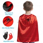 Kids Spiderman Cosplay Costume Boys Spider-man Clothes With Cape Cloaks 3-7age