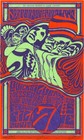 Jefferson Airplane Quicksilver 1967 Psychedelic Fillmore Poster Art Print