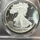 2018-w American Silver Eagle  1 Pcgs Proof 70 Deep Cameo Dcam